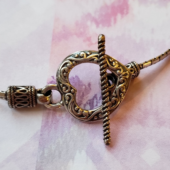 🆕 NWOT 925 Sterling Silver Heart Bracelet 🆕 - Picture 6 of 10